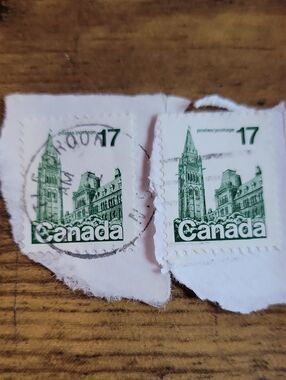 Canada Stamp Home Design Rubber Stamp — Green Canada 17